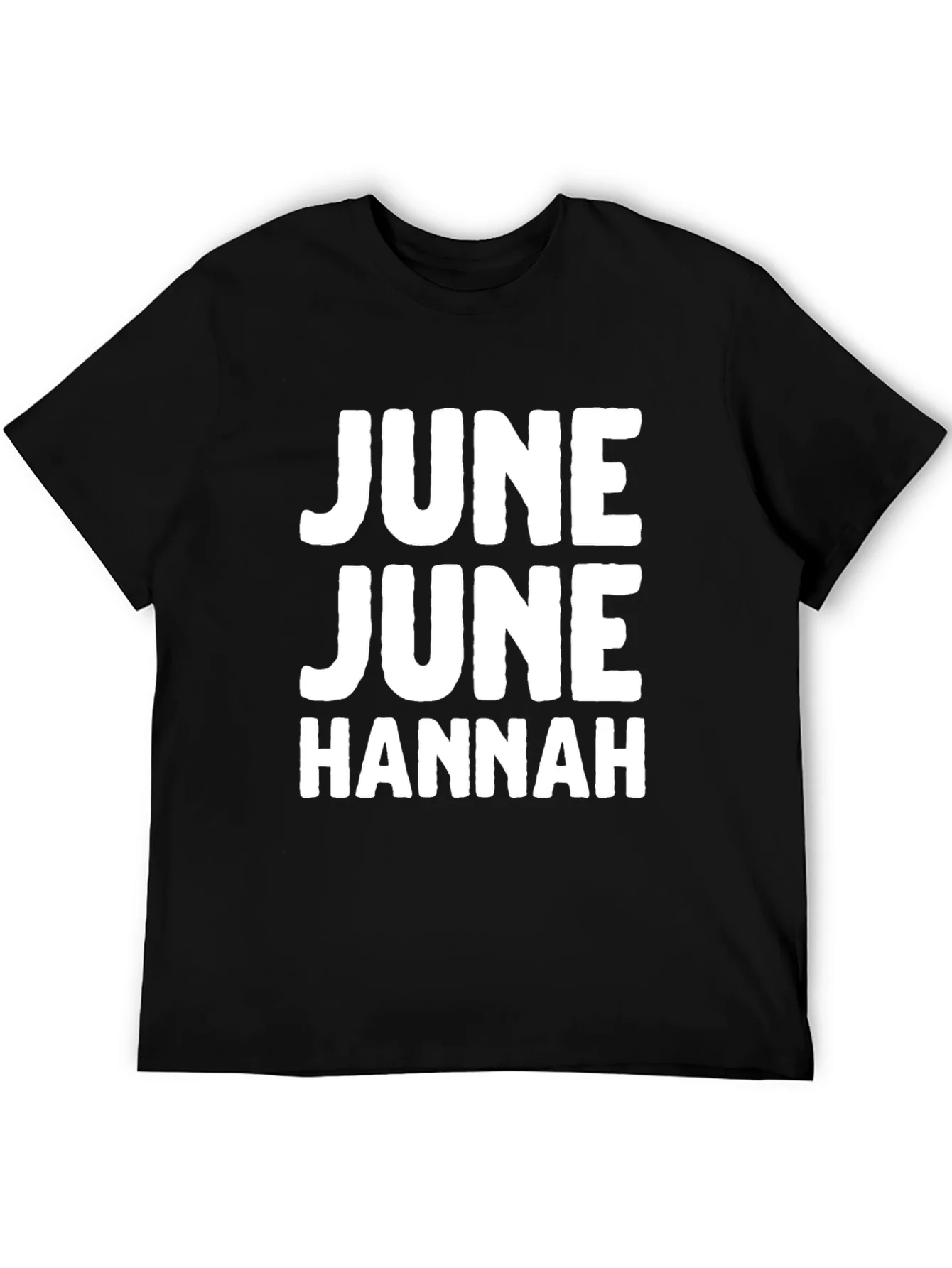 June June Hannah Black Tee