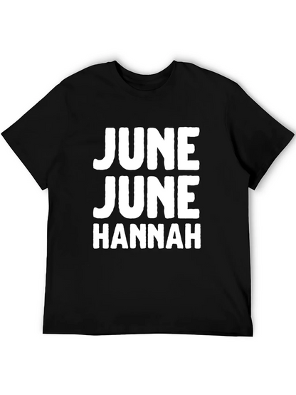 June June Hannah Black Tee