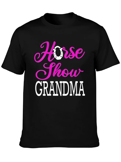 Horse Show Grandma T-Shirt - Equestrian Gift