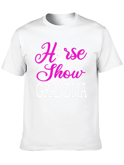 Horse Show Grandma T-Shirt - Equestrian Gift