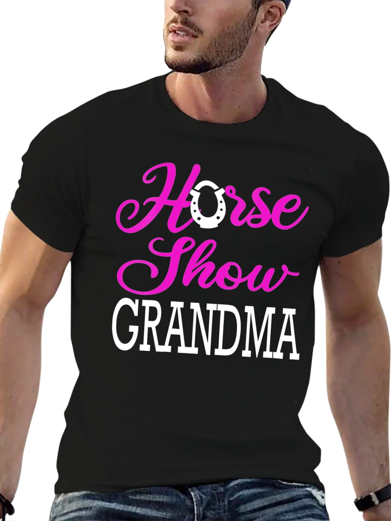 Horse Show Grandma T-Shirt - Equestrian Gift
