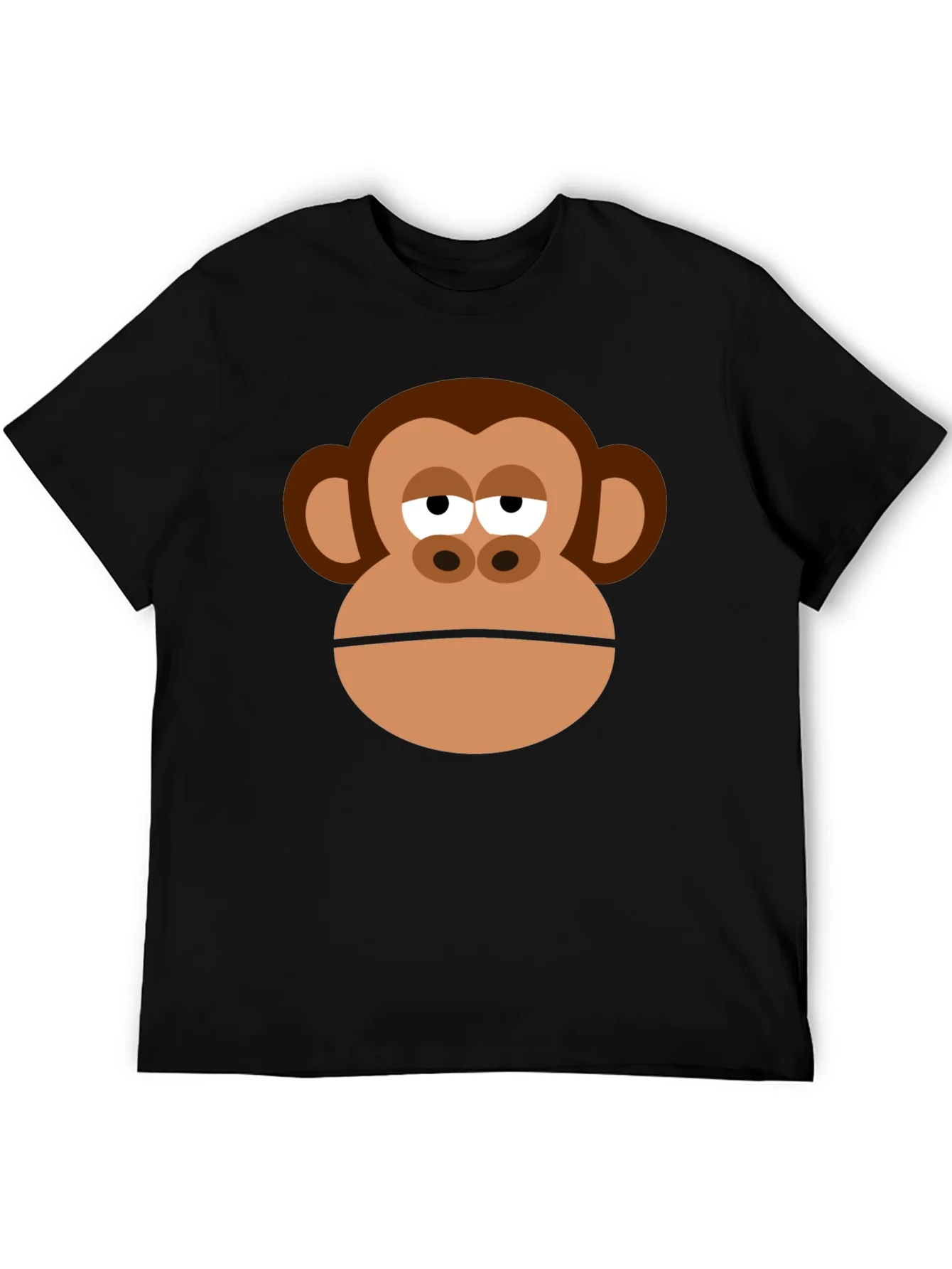 Monkey Face Graphic Tee - Funny Unisex T-Shirt