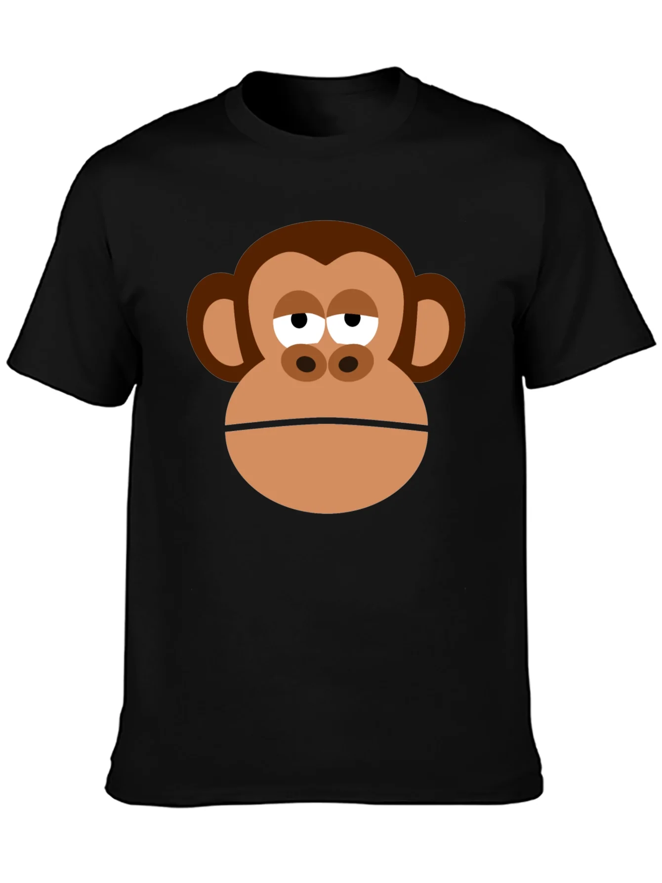 Monkey Face Graphic Tee - Funny Unisex T-Shirt