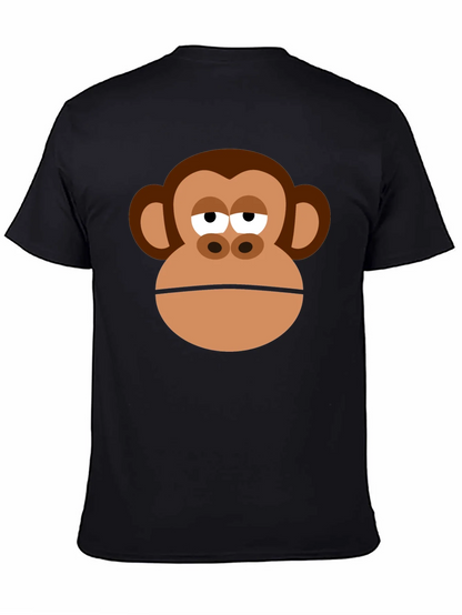 Monkey Face Graphic Tee - Funny Unisex T-Shirt