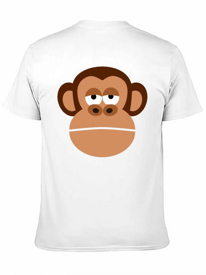 Monkey Face Graphic Tee - Funny Unisex T-Shirt