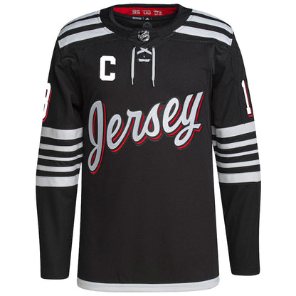 Nico Hischier New Jersey Devils   Alternate Primegreen   Jersey - Black