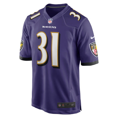Jamal Lewis Baltimore Ravens Nike Game Retired   Jersey - Purple