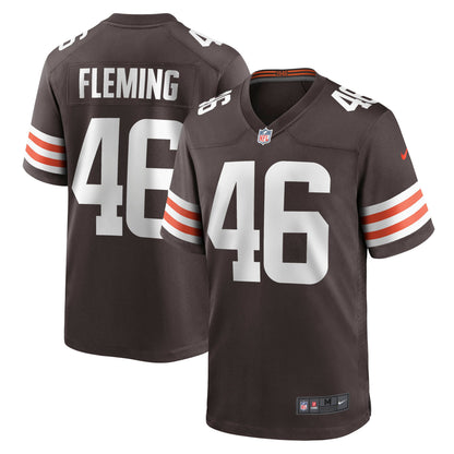 Don Fleming Cleveland Browns Nike Retired   Jersey - Brown