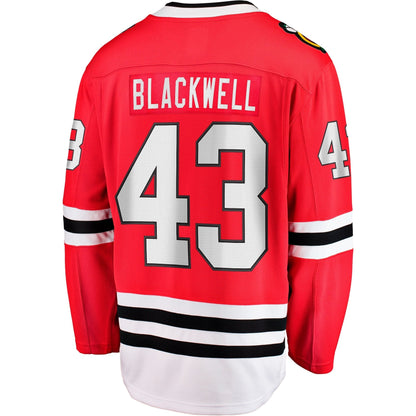 Colin Blackwell Chicago Blackhawks   Home Breakaway Jersey - Red