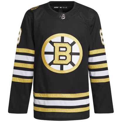 David Pastrnak Boston Bruins   Primegreen 100th Anniversary   Jersey - Black