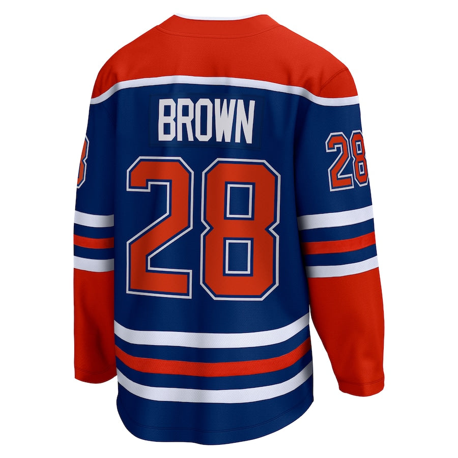 Connor Brown Edmonton Oilers   Home Breakaway Jersey - Royal