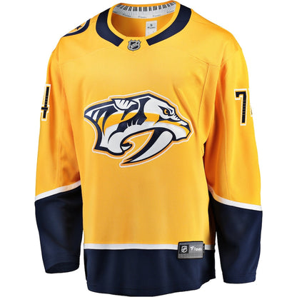 Juuse Saros Nashville Predators   Breakaway  Jersey - Gold