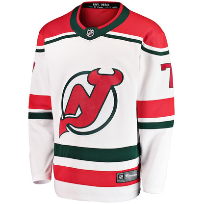 Dougie Hamilton New Jersey Devils   2022/23 Heritage Premier Breakaway Jersey - White