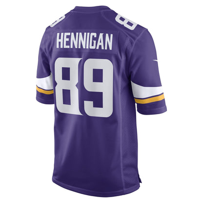 Thomas Hennigan Minnesota Vikings Nike Game   Jersey - Purple