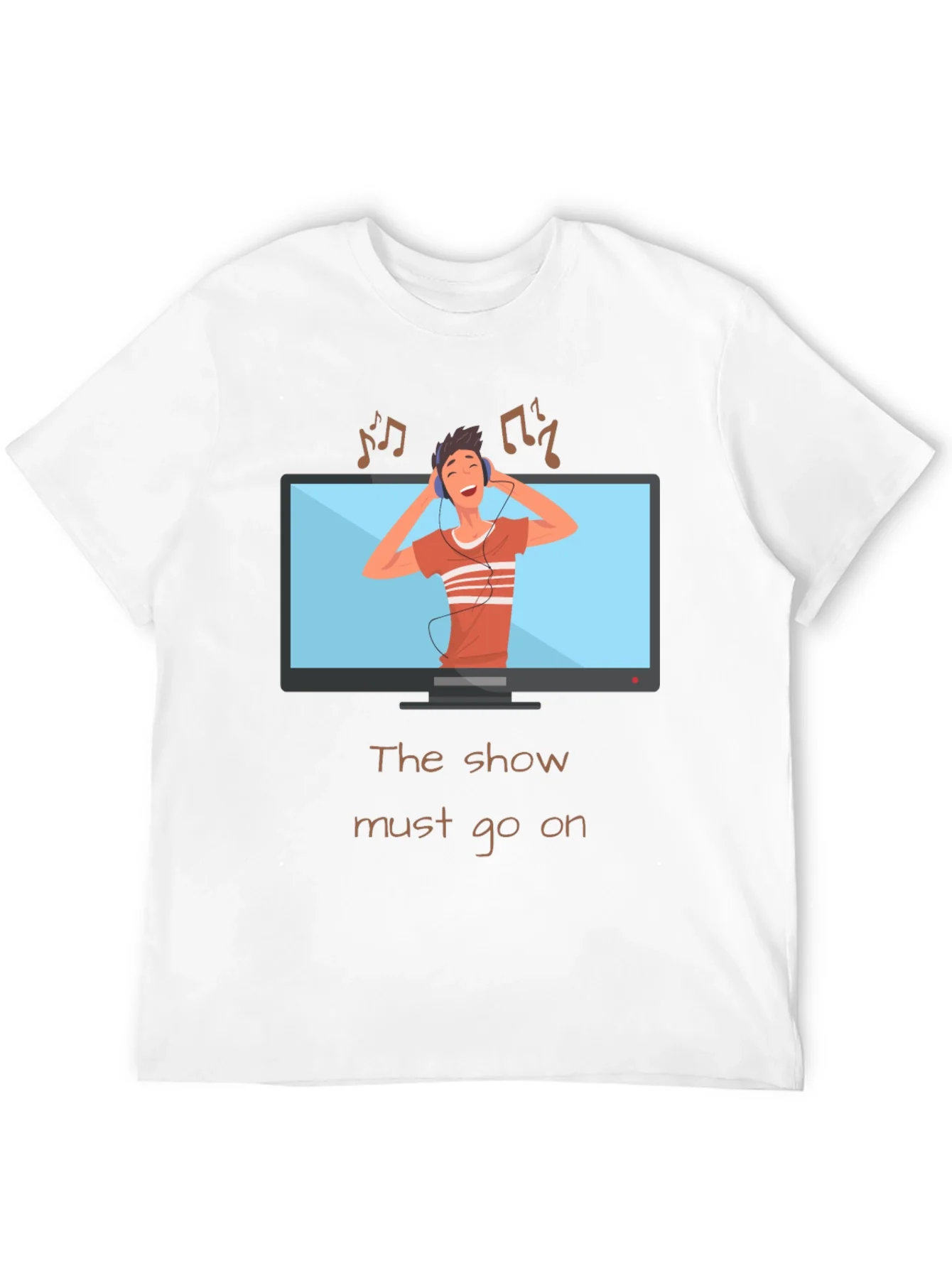 The Show Must Go On Graphic Tee
