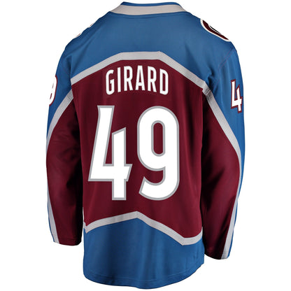 Samuel Girard Colorado Avalanche   Breakaway  Jersey - Burgundy