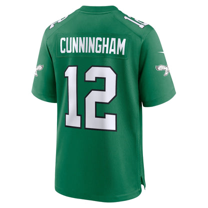 Randall Cunningham Philadelphia Eagles Nike Alternate Retired   Game Jersey - Kelly Green
