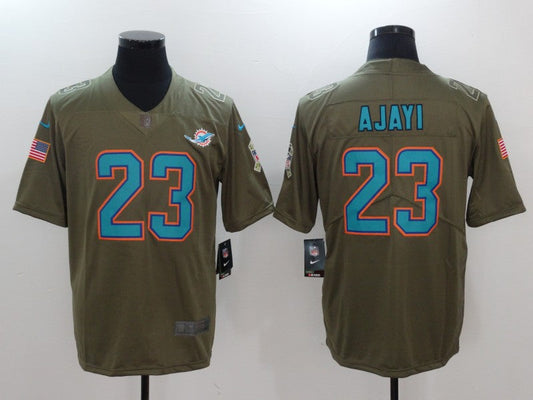 Men's Miami Dolphins Jay Ajayi #23 Brown Game Jersey1