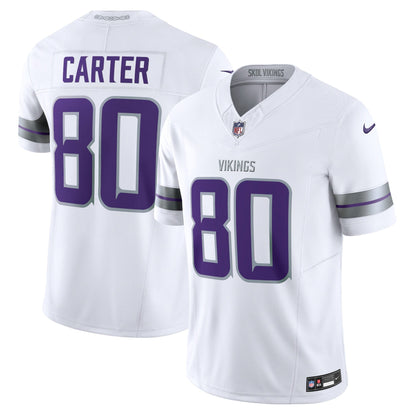 Cris Carter Minnesota Vikings Nike Alternate Vapor F.U.S.E. Retired   Limited Jersey - White