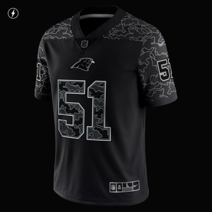 Sam Mills Carolina Panthers Nike Retired   RFLCTV Limited Jersey - Black