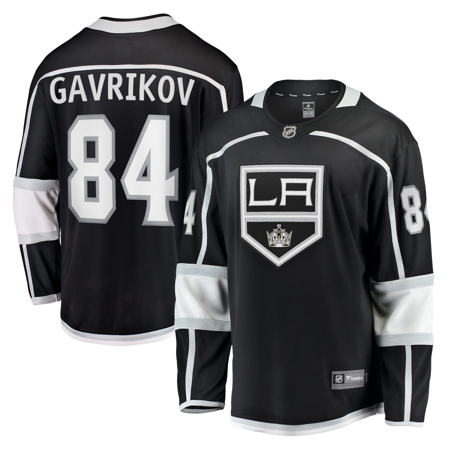 Vladislav Gavrikov Los Angeles Kings   Home Breakaway Jersey - Black