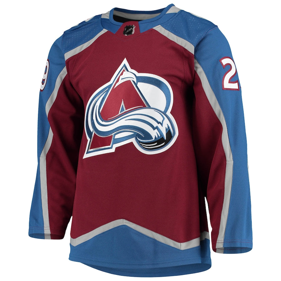 Nathan MacKinnon Colorado Avalanche   Home Primegreen   Jersey - Burgundy