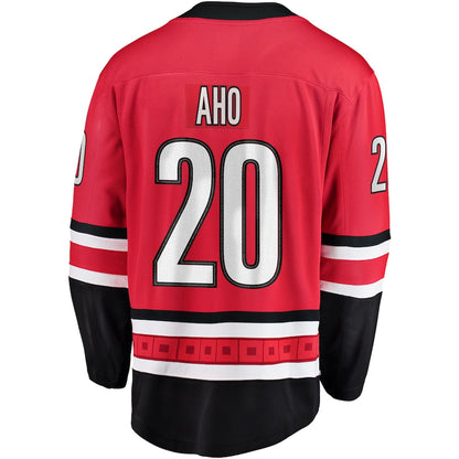Sebastian Aho Carolina Hurricanes   Alternate Breakaway  Jersey - Red
