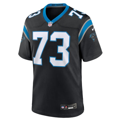 Rashard Lawrence Carolina Panthers Nike  Game Jersey -  Black
