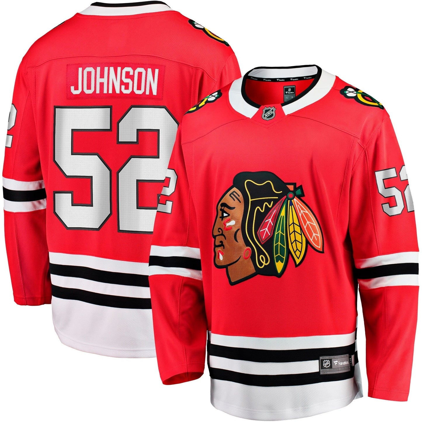 Reese Johnson Chicago Blackhawks   Home Breakaway  Jersey - Red