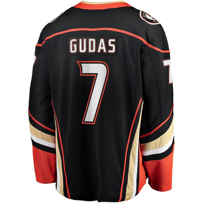 Radko Gudas Anaheim Ducks   Home Breakaway Jersey - Black
