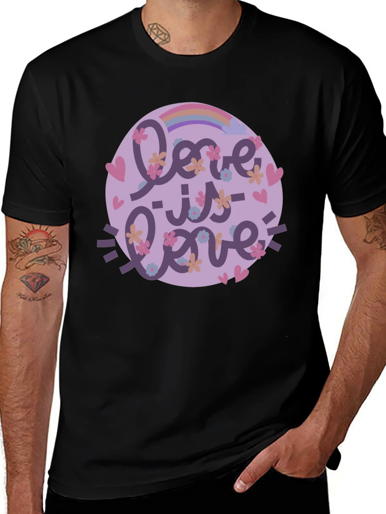 Love Is Love LGBTQ+ Graphic T-Shirt