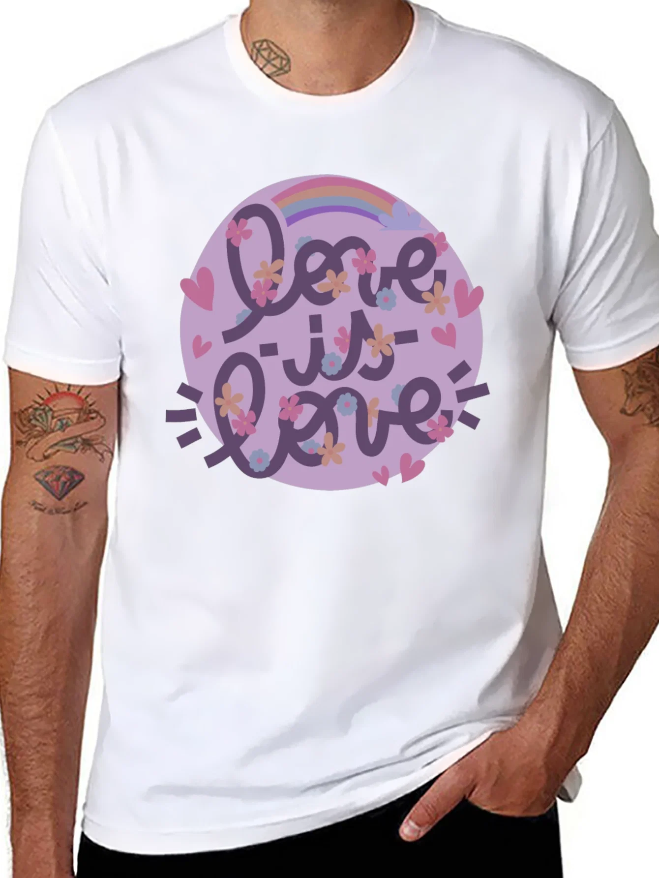 Love Is Love LGBTQ+ Graphic T-Shirt