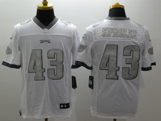 Men's Philadelphia Eagles Darren Sproles #43 White Game Jersey1