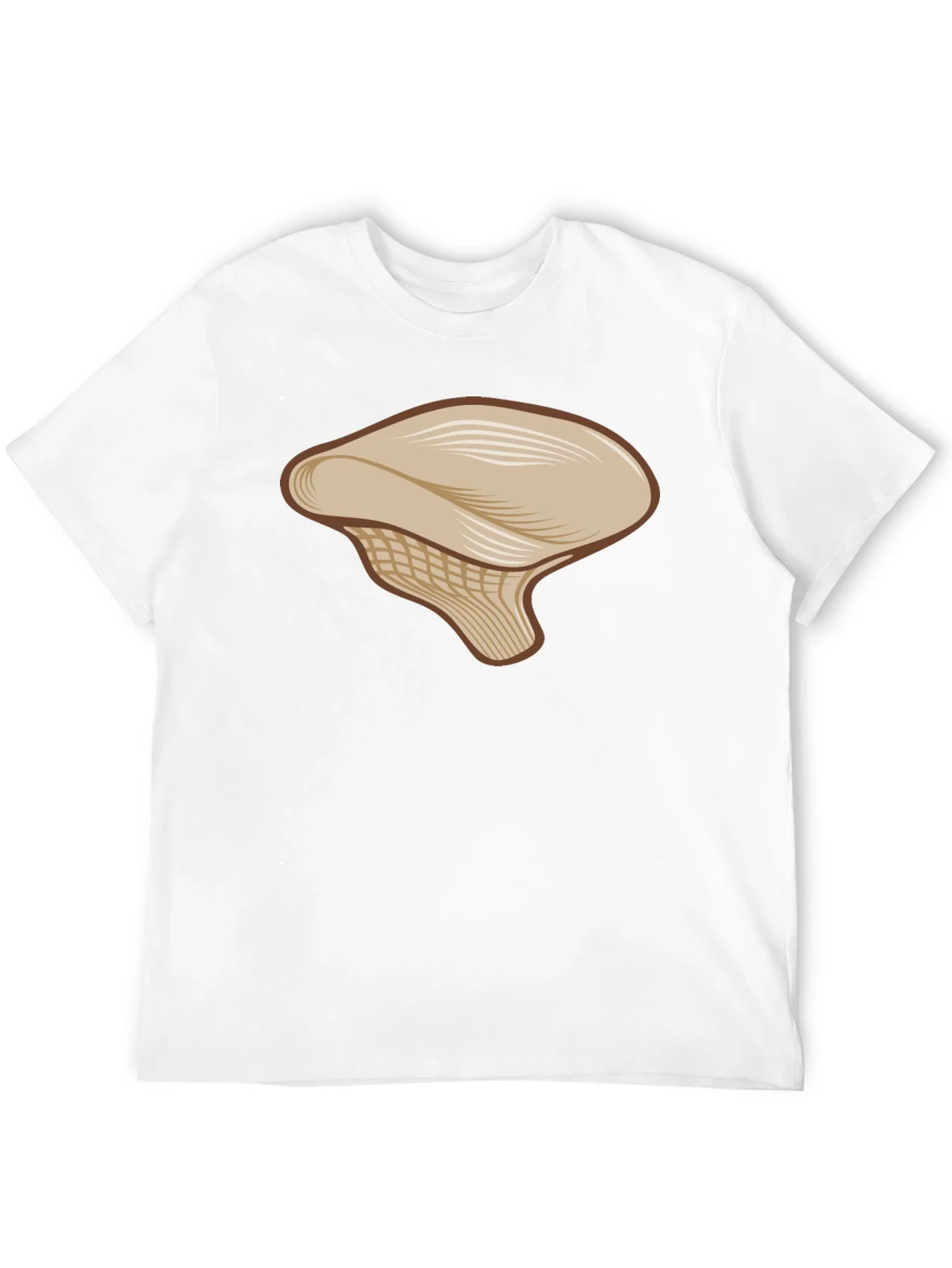 Mushroom Graphic Tee - Casual Black T-Shirt