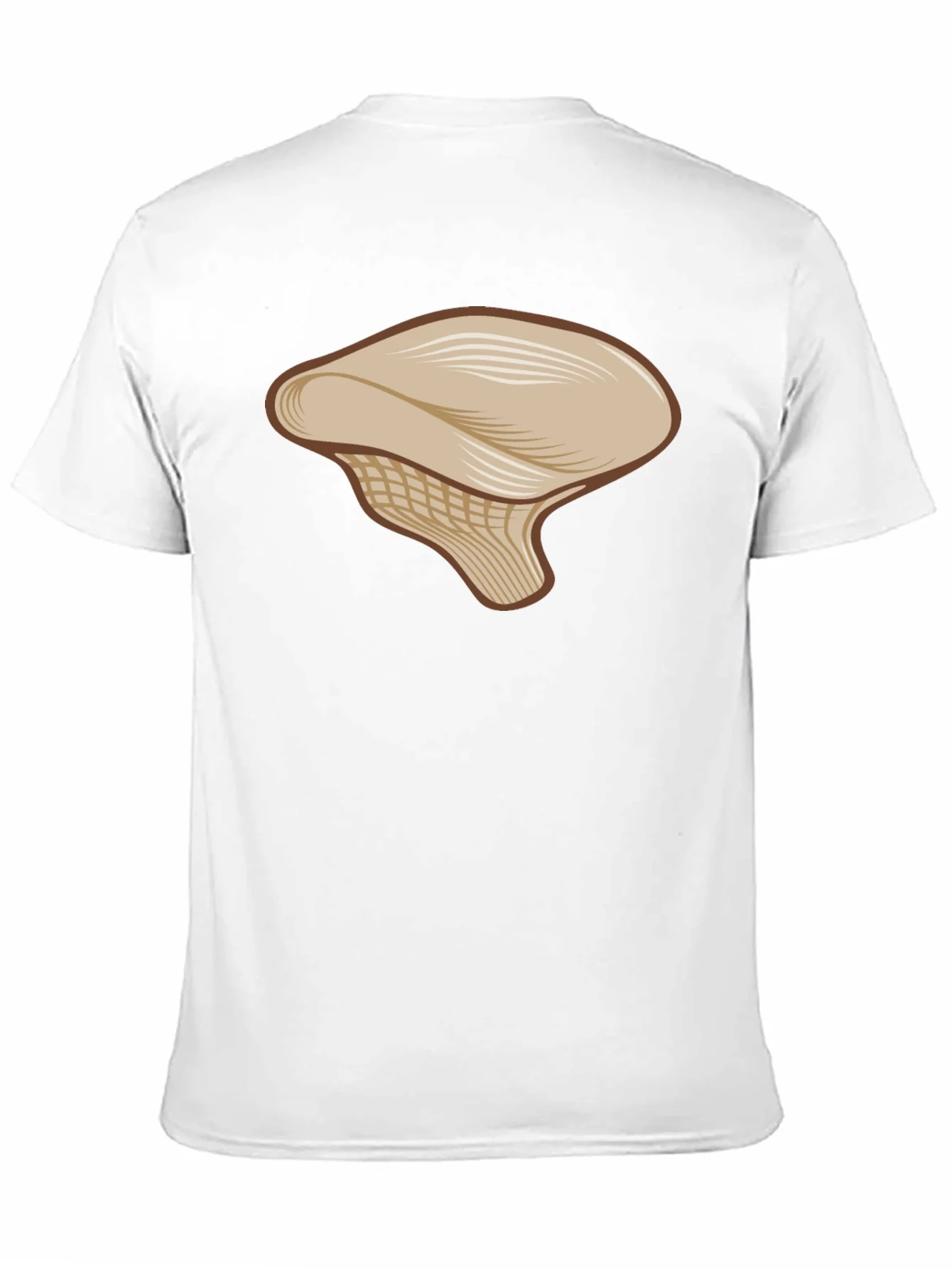 Mushroom Graphic Tee - Casual Black T-Shirt