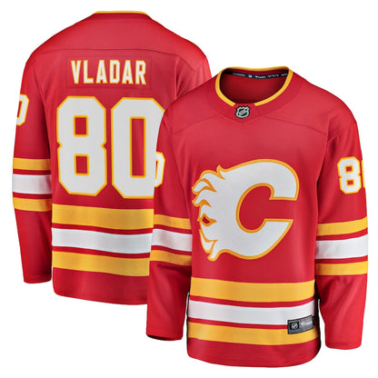 Daniel Vladar Calgary Flames   Home Breakaway  Jersey - Red