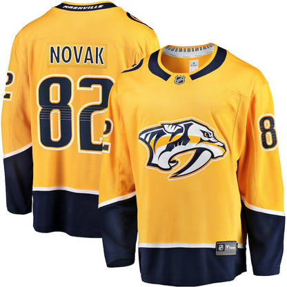 Tommy Novak Nashville Predators   Home Breakaway Jersey - Gold