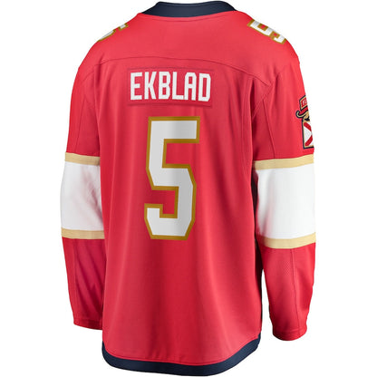 Aaron Ekblad Florida Panthers   Home Team Breakaway  Jersey - Red