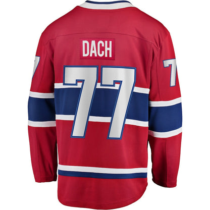 Kirby Dach Montreal Canadiens   Home Breakaway  Jersey - Red