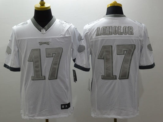 Men's Philadelphia Eagles Nelson Agholor #17 White Game Jersey1