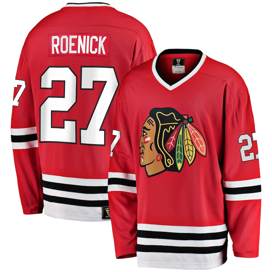 Jeremy Roenick Chicago Blackhawks   Premier Breakaway Retired  Jersey - Red