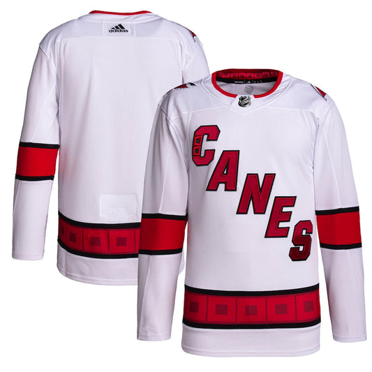 Carolina Hurricanes   Men's Away Primegreen   Jersey - White