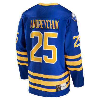 Dave Andreychuk Buffalo Sabres   Breakaway Retired  Jersey - Royal