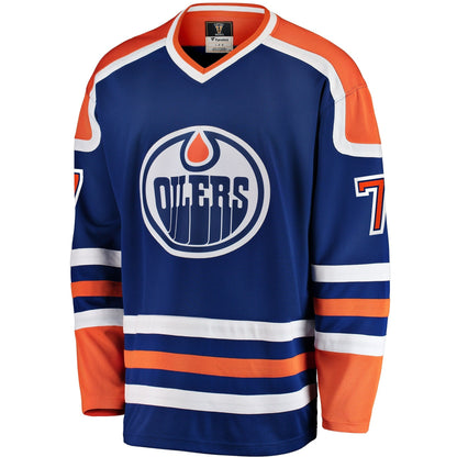 Paul Coffey Edmonton Oilers   Premier Breakaway Retired  Jersey - Blue