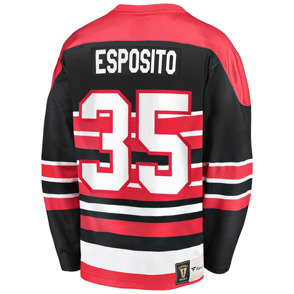 Tony Esposito Chicago Blackhawks   Premier Breakaway Retired  Jersey - Red