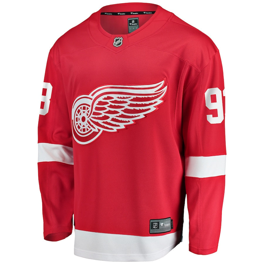 Alex DeBrincat Detroit Red Wings   Home Premier Breakaway  Jersey= - Red