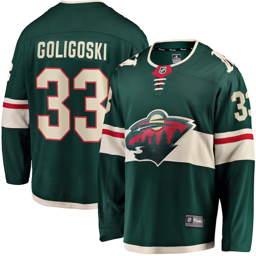 Alex Goligoski Minnesota Wild   Home Breakaway  Jersey - Green