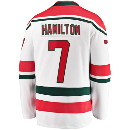 Dougie Hamilton New Jersey Devils   2022/23 Heritage Premier Breakaway Jersey - White