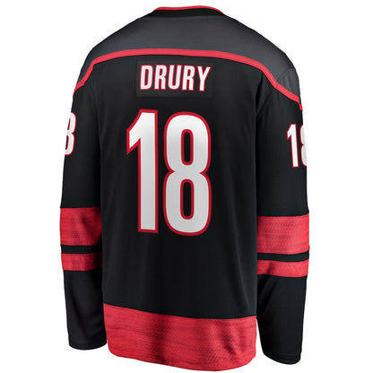 Jack Drury Carolina Hurricanes   Home Premier Breakaway  Jersey - Black