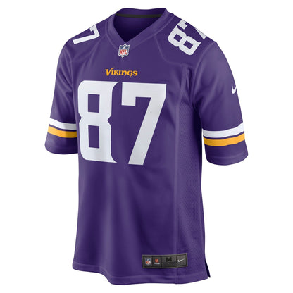 T.J. Hockenson Minnesota Vikings Nike Game   Jersey - Purple